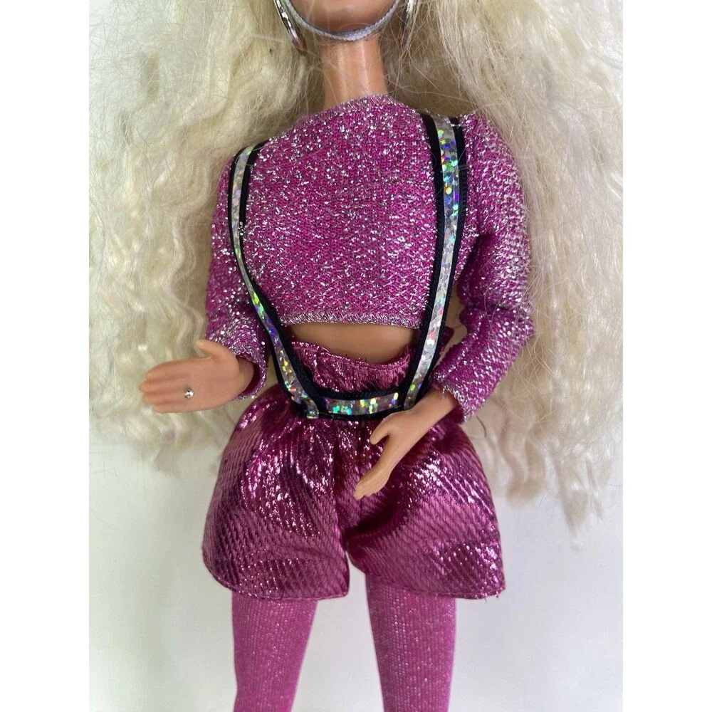 Vintage 1994 Dance Moves Barbie Doll Crimped Hair with Outfit NO SHOES